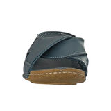 Cex 25Y GRF Kot Mavi Kadın Hakiki Deri Günlük Terlik