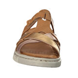 Cex 25Y NBL01 Taba Kadın Hakiki Deri Günlük Terlik