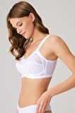Kadın Balenli Desteksiz Dolgusuz Toparlayıcı Dantelli Küçültücü Sütyen (3717) MAN3717