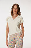 Anıl MAN11357 Kadın T-Shirt ve Pantolon Takım