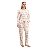 Anıl 11586 Kadın Uzun Kol Kışlık Pijama Takım