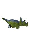 Oyuncak Dinozor Dörtlü Çek Bırak Özellikli 16cm. Dinozor Oyuncak Seti