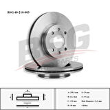 Kore Fren Diski Ön - Adet : 256 X 4 Havalı - Bsg 40-210-003