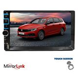 DOUBLE TEYP 7 4X50W MİRRORLİNK BT/USB/SD/MP5/AUX/FM KAMERALI TOFAS SERİ TWOGO GO ŞAHIN