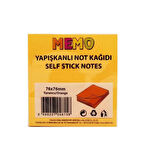 Rubenis Yapışkanlı Not Kağıdı 76x76 MM 50 Şeffaf Turuncu 50 YP RPS-153-24-PKT