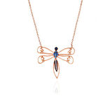 Gümüş Rose Yusufçuk Kadın Kolye