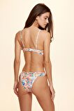 No Gossİp Linda Fırfırlı Bikini Tek Alt Tropik 229201-D