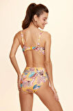 NO GOSSIP Bardot Yüksek Bel Bikini Tek Alt 229204-D