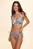 No Gossİp Vogue Sürgülü Bikini Tek Alt Ebruli 229207-D