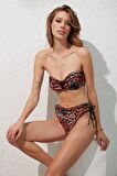 Pierre Cardin Bella Straplez Kaplı Toparlayıcı Bikini Animal 221222