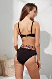 Pierre Cardin Melt Toparlayıcı Balenli Bikini Zebra 221237