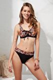 Pierre Cardin Melt Toparlayıcı Balenli Bikini Zebra 221237
