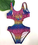 Pierre Cardin 224600 PÜSKÜLLLÜ KIZ ÇOCUK MAYOKINI