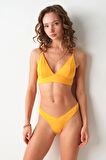 Pierre Cardin Crush Sırtı Çapraz Üçgen Bikini Tek Üst Sari 239100