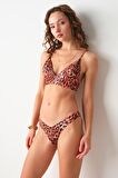 Pierre Cardin Crush Sırtı Çapraz Üçgen Bikini Tek Üst Wild 239100-D