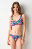 Pierre Cardin Grace U Telli Bikini Tek Üst Batik 239103-D