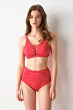 Dolores Toparlayıcı Bikini Tek Üst Kırmızı 239106