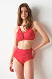 Dolores Toparlayıcı Bikini Tek Üst Kırmızı 239106