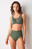 Dolores Toparlayıcı Bikini Tek Üst Hakı 239106