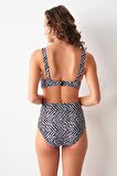 Dolores Toparlayıcı Bikini Tek Üst Zebra 239106-D