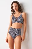 Dolores Toparlayıcı Bikini Tek Üst Zebra 239106-D
