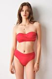 Pierre Cardin Dennis Soft Straplez Bikini Tek Üst Kirmizi 239109