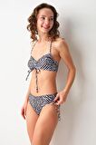 Pierre Cardin Freez Sürgülü Bustier Tek Üst Zebra 239110-D