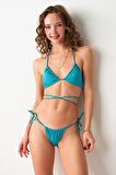 Pierre Cardin Marine İpli Bikini Tek Alt Mint 239204