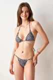Pierre Cardin Marine İpli Bikini Tek Alt Zebra 239204-D