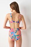 Bardot Yüksek Bel Bikini Tek Alt Carnaval 239205-D