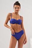 Clarke Kaplı Straplez Bikini Sax 231231