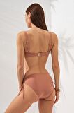 Rhode Bantlı Toparlayıcı Bikini Bronz 231237