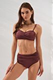 Anna Soft Straplez Bikini Toffee 231239