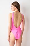 Jolly Yuvarlak Yaka Mayo Neon-Pembe 239300