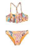 NO GOSSIP KIDS 234210-D VOLANLI AKSESUARLI ÇOCUK BIKINI