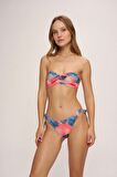 Clara Fiyonklu Straplez Bikini Üst