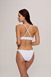 CRUSH BİKİNİ ÜÇGEN TAKIM BEYAZ