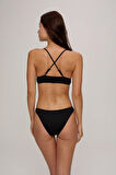 CRUSH BİKİNİ ÜÇGEN TAKIM SİYAH