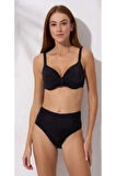 Pierre Cardin Kapli Toparlayıcı Bikini Takım Siyah 241251