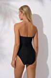 Pierre Cardin Parçalı Soft Straplez Mayo Leopar 241128-D