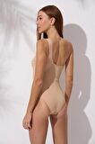 Pierre Cardin Tek Omuz Aksesuarlı Mayo Nude 241147