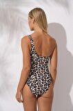 Pierre Cardin Tek Omuz Aksesuarlı Mayo Leopar 241147-D
