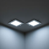 Kendal KDL412 Slim Kare LED Panel Spot Gömme 12W 1020 Lümen -Beyaz-6500K