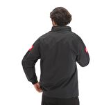 R8936-R Lotto Joe Jacket Team Wn Wp Erkek Yağmurluk-rüzgarlık Siyah