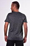 Lotto Erkek Gri Düz T-Shirt W1105