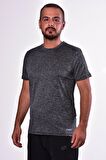 Lotto Erkek Gri Düz T-Shirt W1105