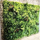 Yapay Çiçek Cycas Aşk Merdiveni Eğrelti Otu Sıkas Bitkisi  7 Dal 21 Yaprak 40*30cm Yapay Bitki