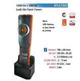 NTLights 1000+200 Lümen Şarjlı Mıknatıslı Oto Tamir Feneri Led Lamba NTLE1020