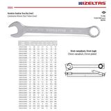 İzeltaş 7 mm Kombine Anahtar Kısa Boy 0320 02 0007