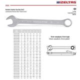 İzeltaş 10 mm Kombine Anahtar Kısa Boy 0320 02 0010